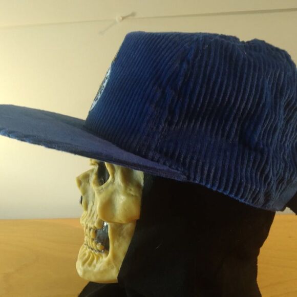 Deadstock Vintage Teamsters Patch Corduroy Strap Back Hat - Picture 3 of 7